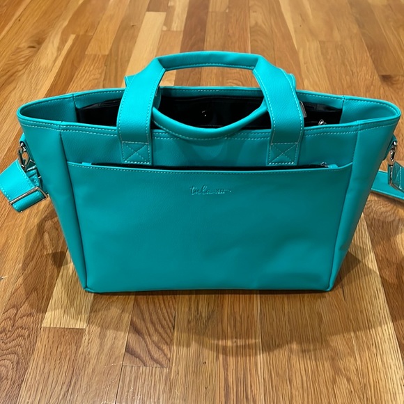 Tula Bags Teal Tula Planner Bag With Cross Body Strap Poshmark